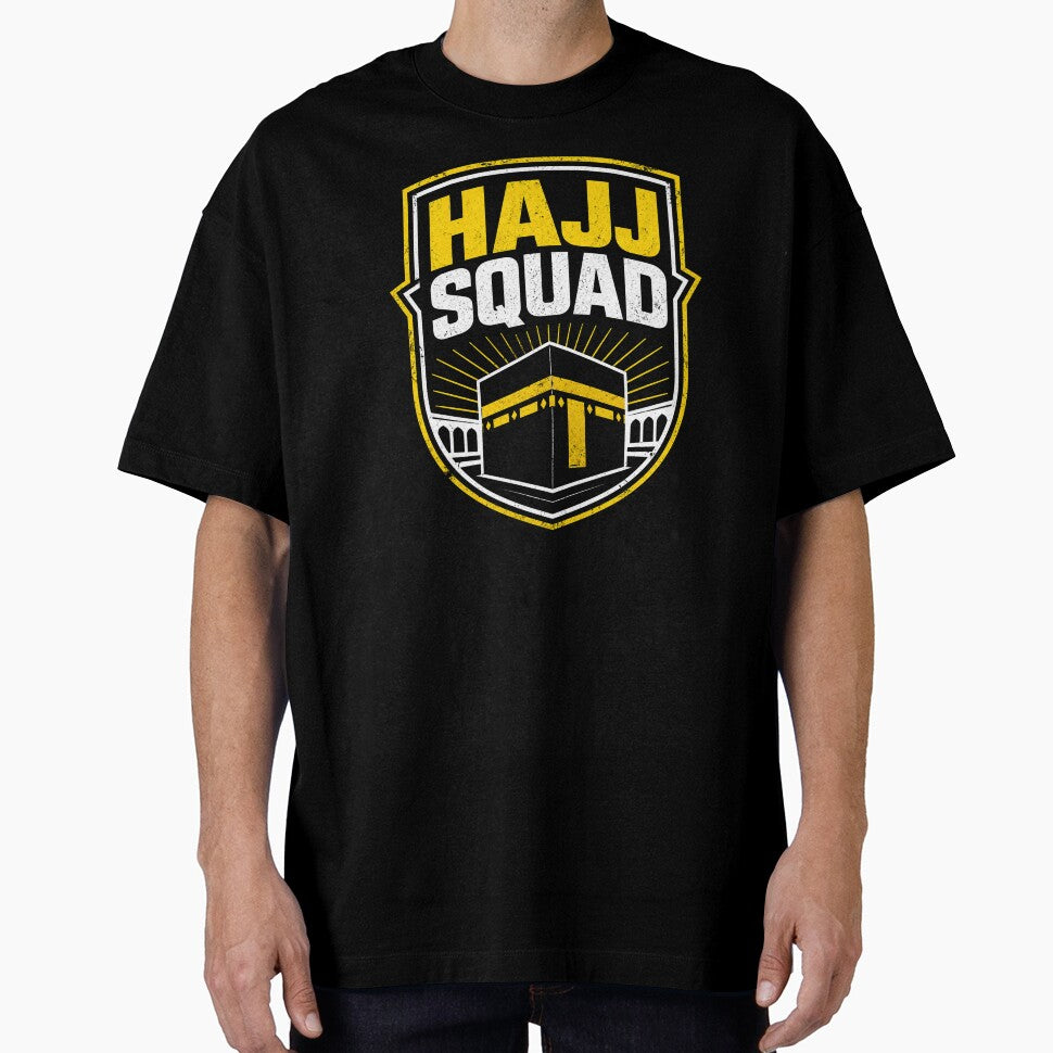 Hajj Squad - Vintage Kaaba Team Emblem by thebestoffer