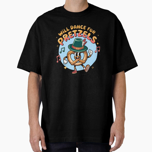 "Will Dance for Pretzels" Dancing Pretzel by OikieToikie