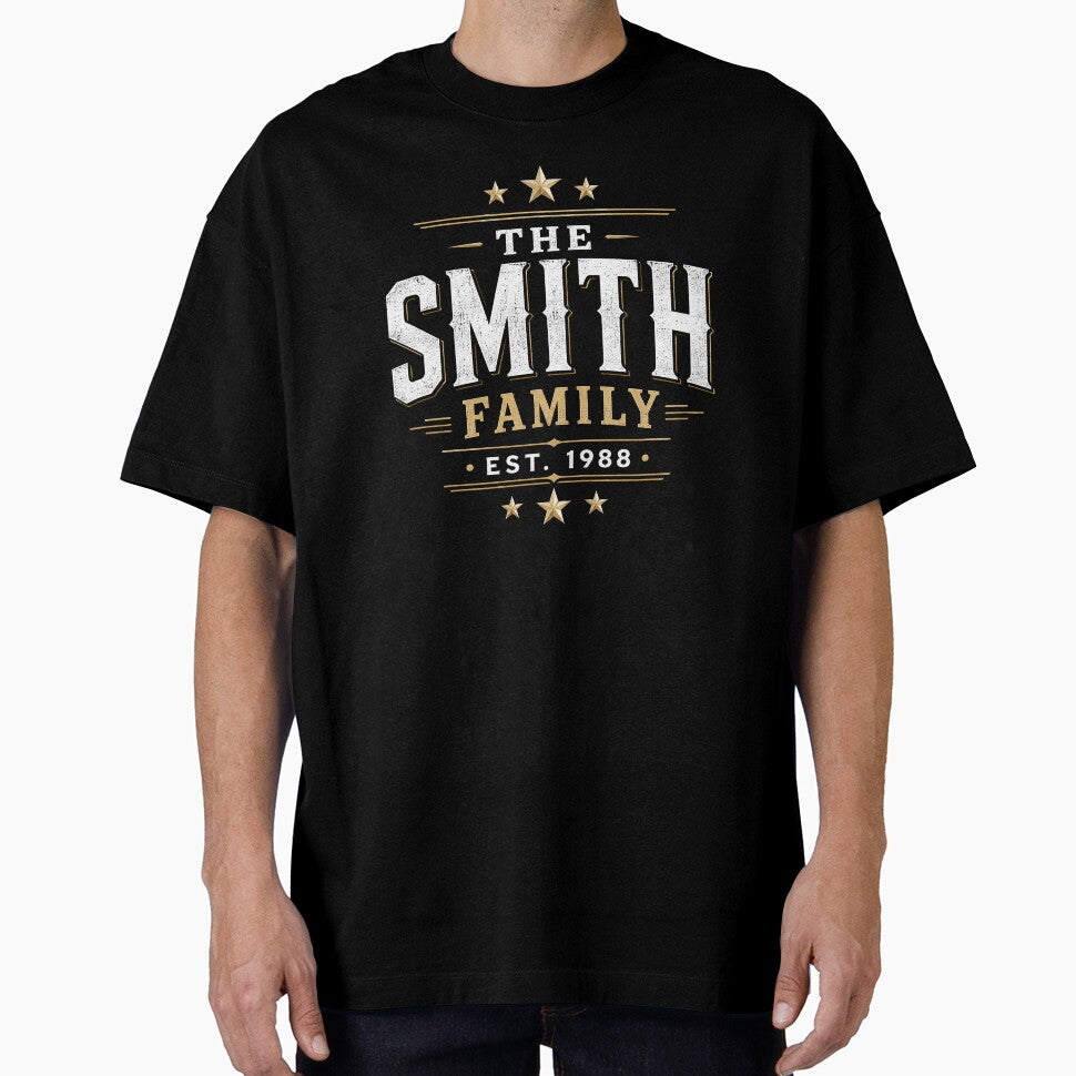 Smith Est. 1988 Vintage Family Name Typography by reanacreations