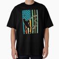 Bass Retro American Flag Fishing Vintage Fish by ritaz78