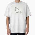 Single‑line cat  Black & white  Minimalist, nature‑soft aesthetic  Cute, simple, elegant by wallartofmio