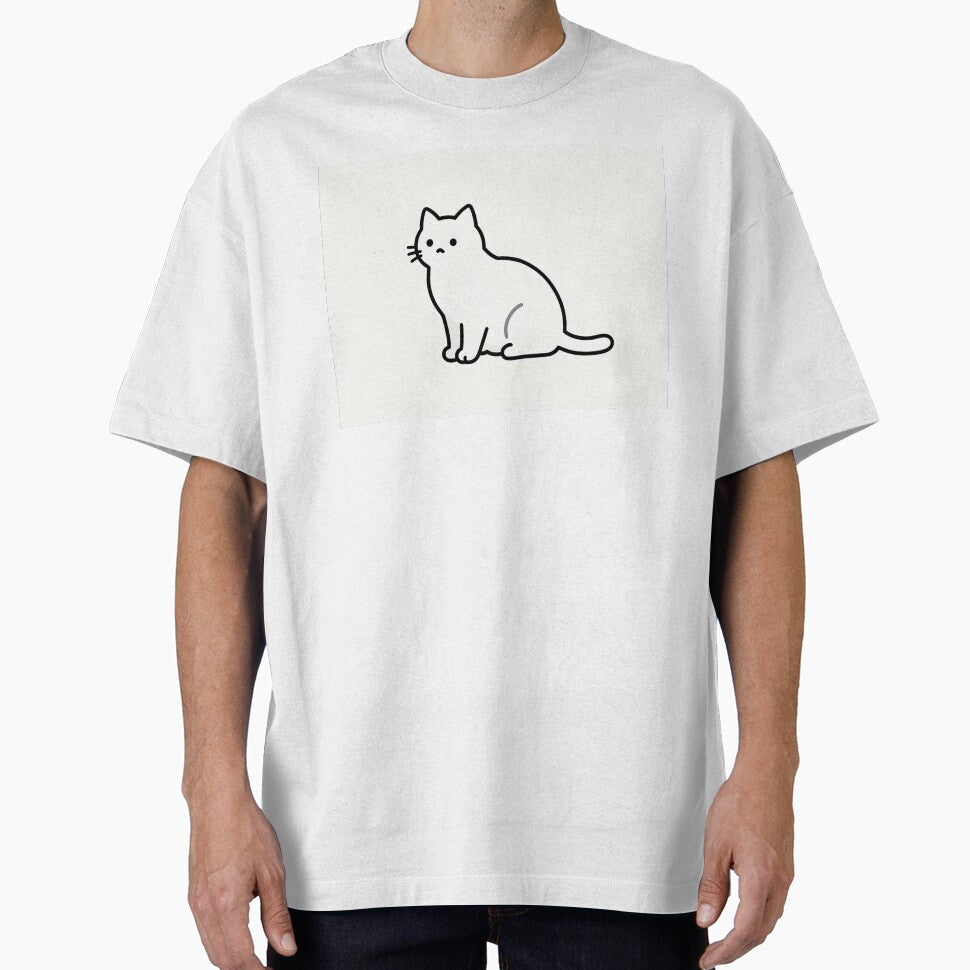 Single‑line cat  Black & white  Minimalist, nature‑soft aesthetic  Cute, simple, elegant by wallartofmio