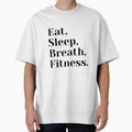 Eat, Sleep, Breath, Fitness by SpothDesigns Unisex , , , Long Sleeve Tee