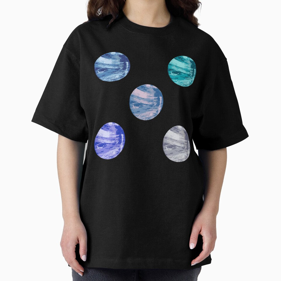 Planets and planets watercolor sticker by DesignPMG