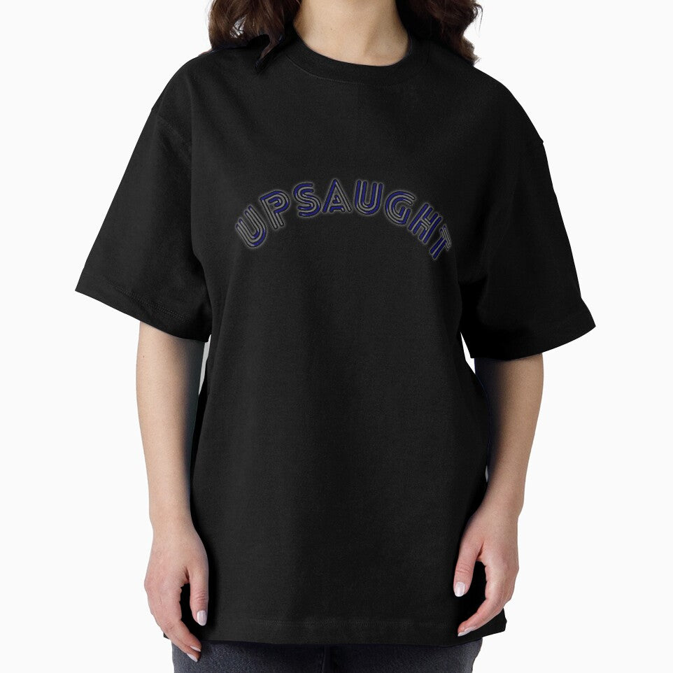 Glowing UPSAUGHT Logo - Blue by Upsaught