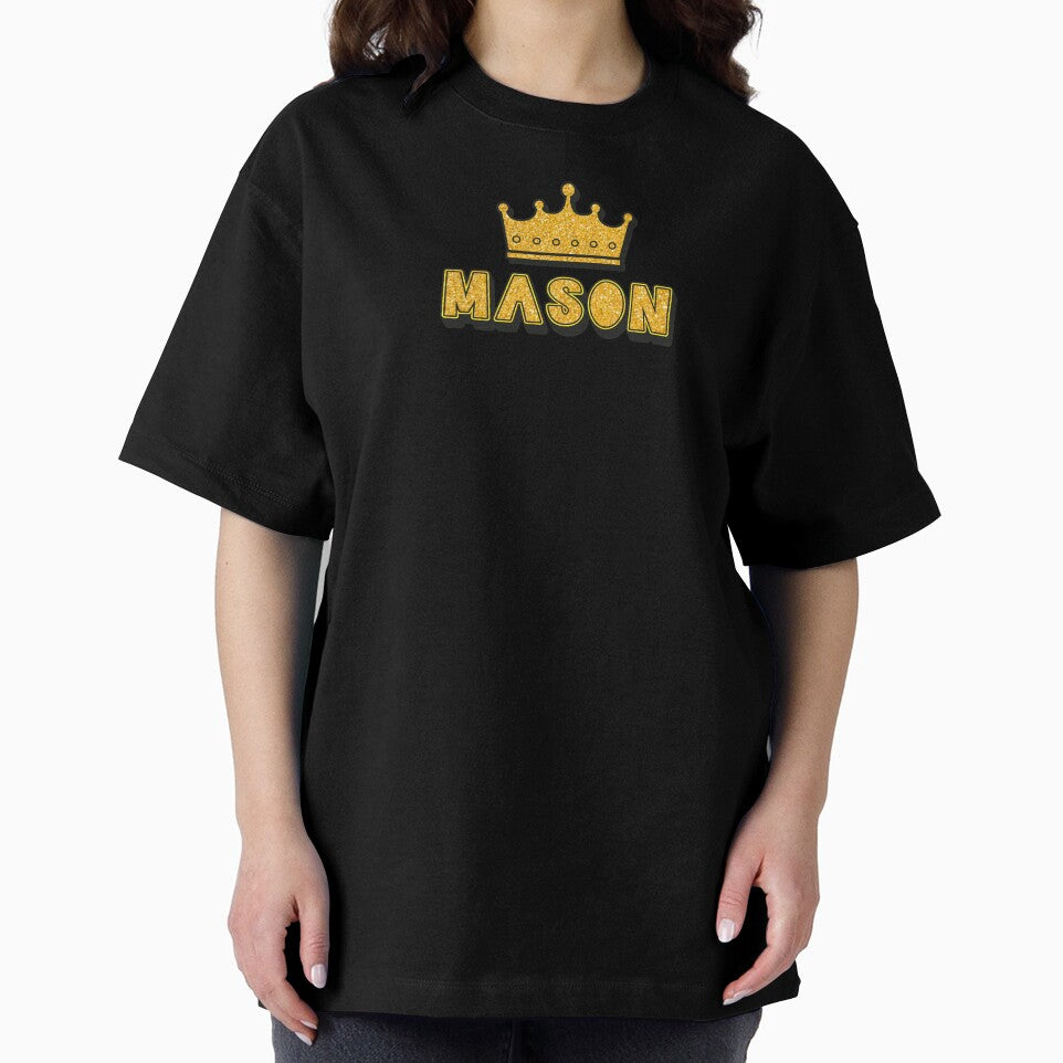 Mason Personalized Name With Crown - Cool & Funny Custom Gift for Men and Boys by Oussinc