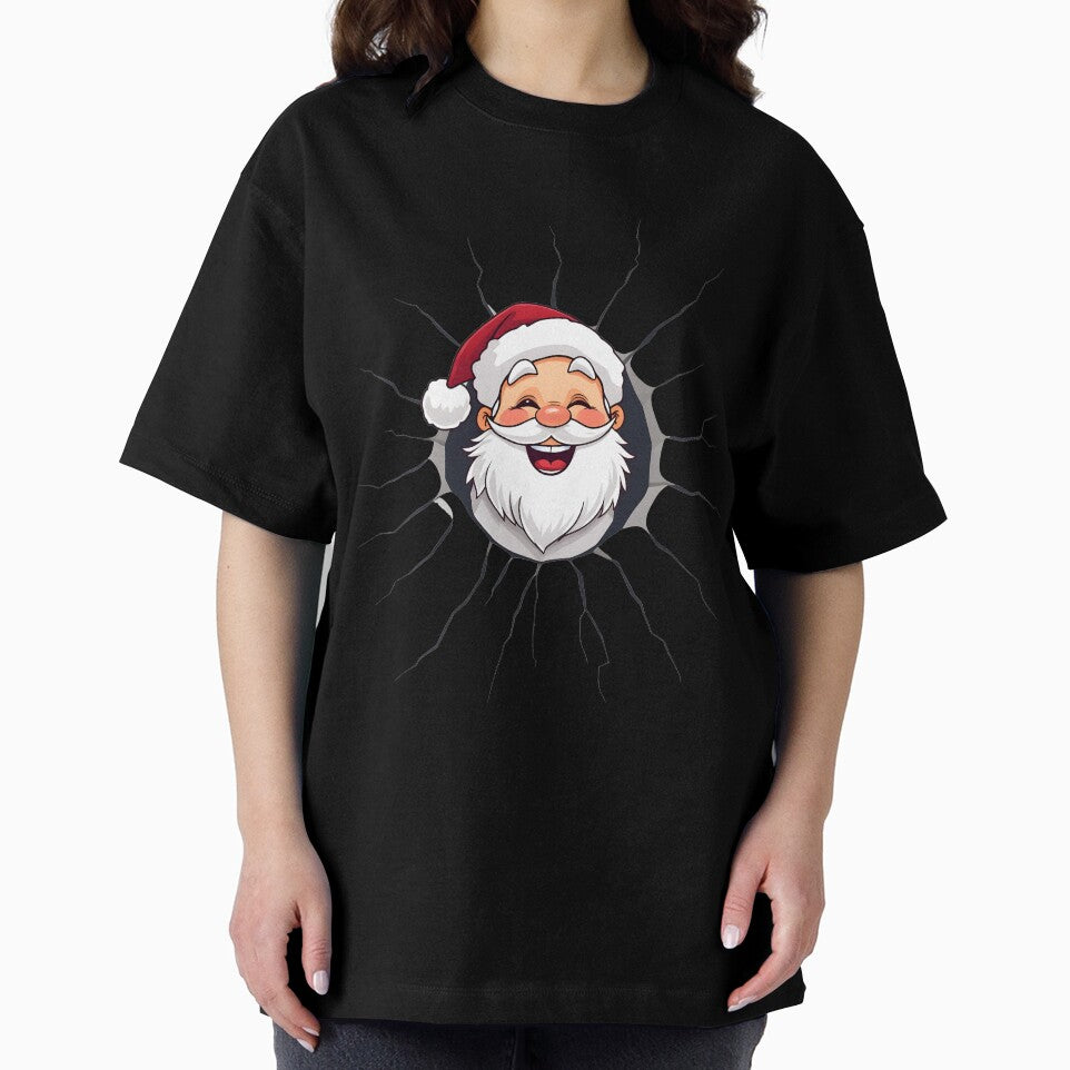 Santa Claus Under T shirt,  Breaking Wall - 01 by kjp-design