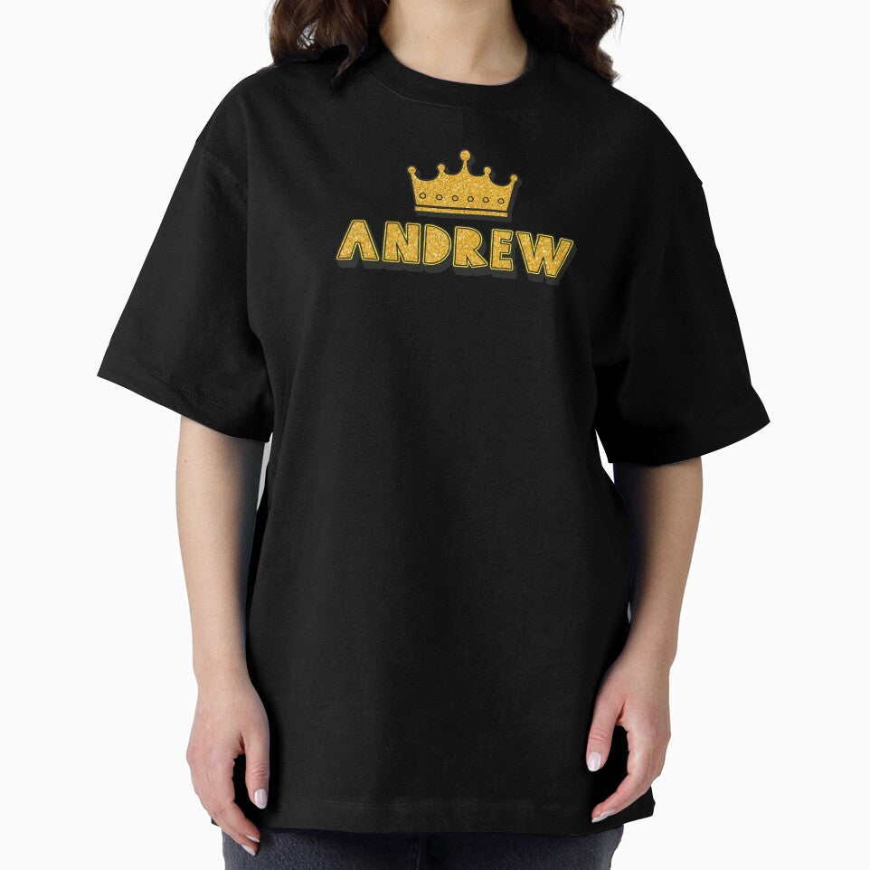 Andrew Personalized Name With Crown - Cool & Funny Custom Gift for Men and Boys by Oussinc