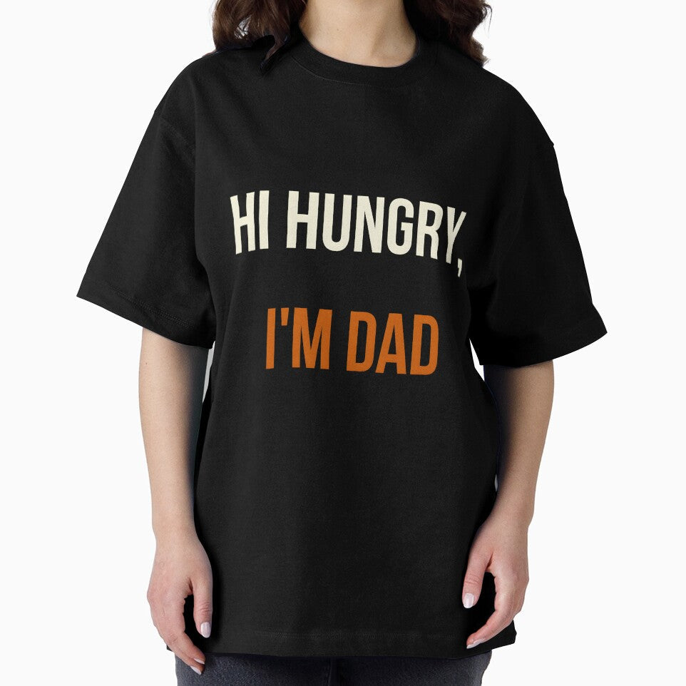 "Hi Hungry, I'm Dad" by PrintBLAIDE Unisex , , , Long Sleeve Tee