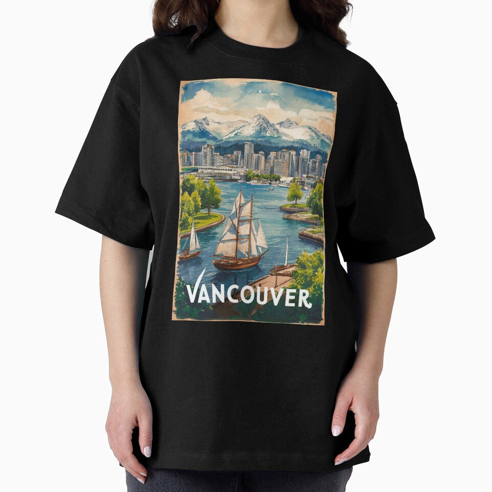 Vancouver Vintage Travel Poster by TravelerRat