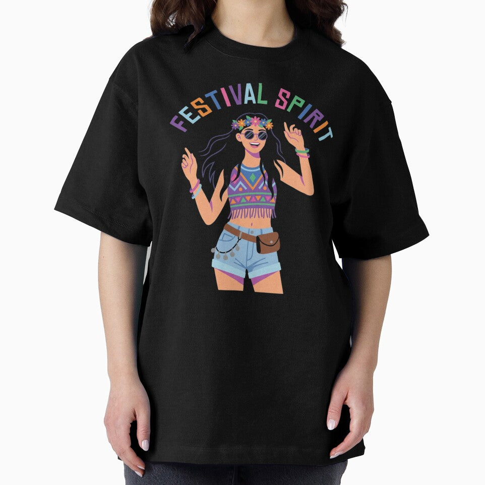 Festival Spirit Vibrant Graphic for Music Festival Attendees by chattsuede
