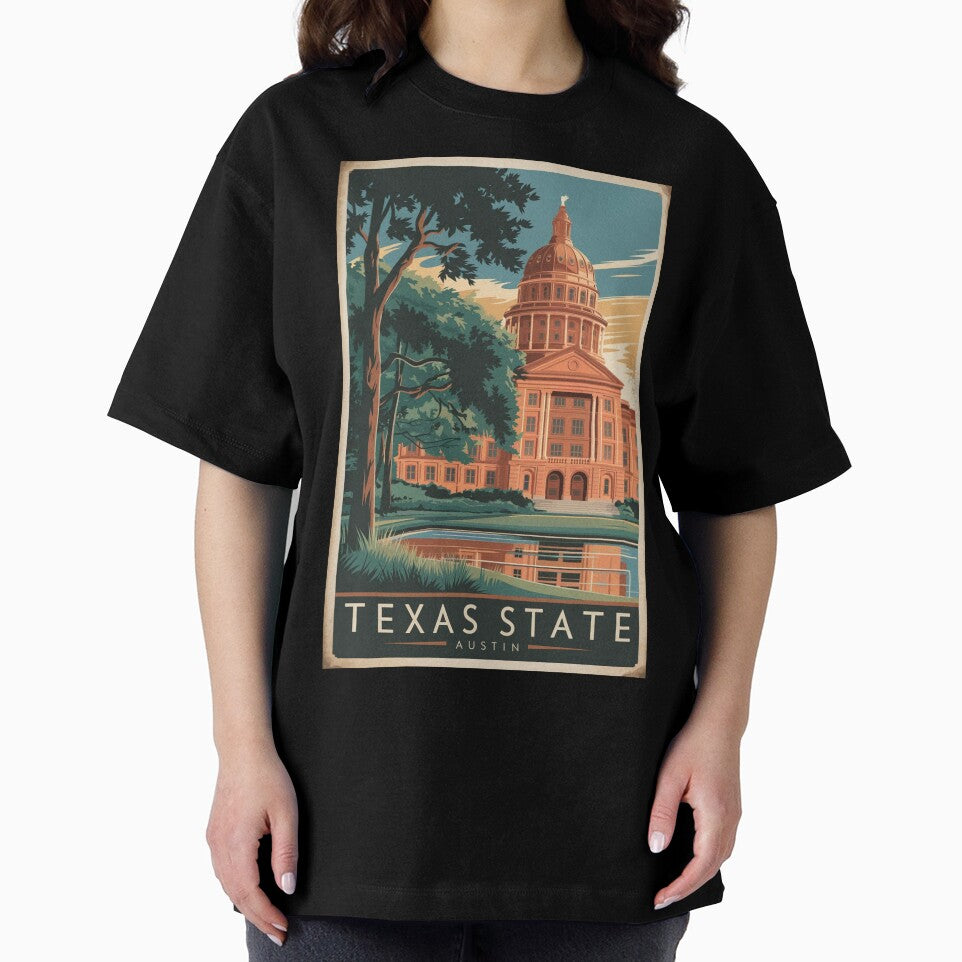 Austin Vintage Travel Poster by TravelerRat