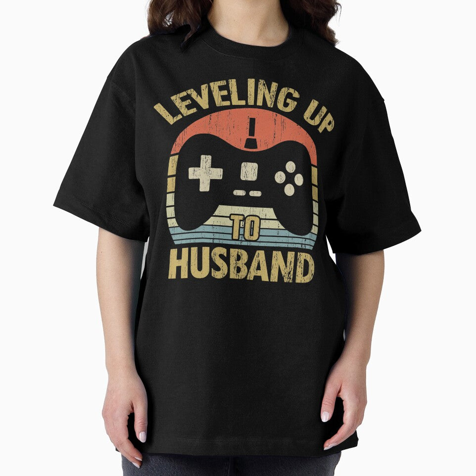 Leveling Up To Husband - Gift For Husband Valentines Gift Video Gamer by nana1099