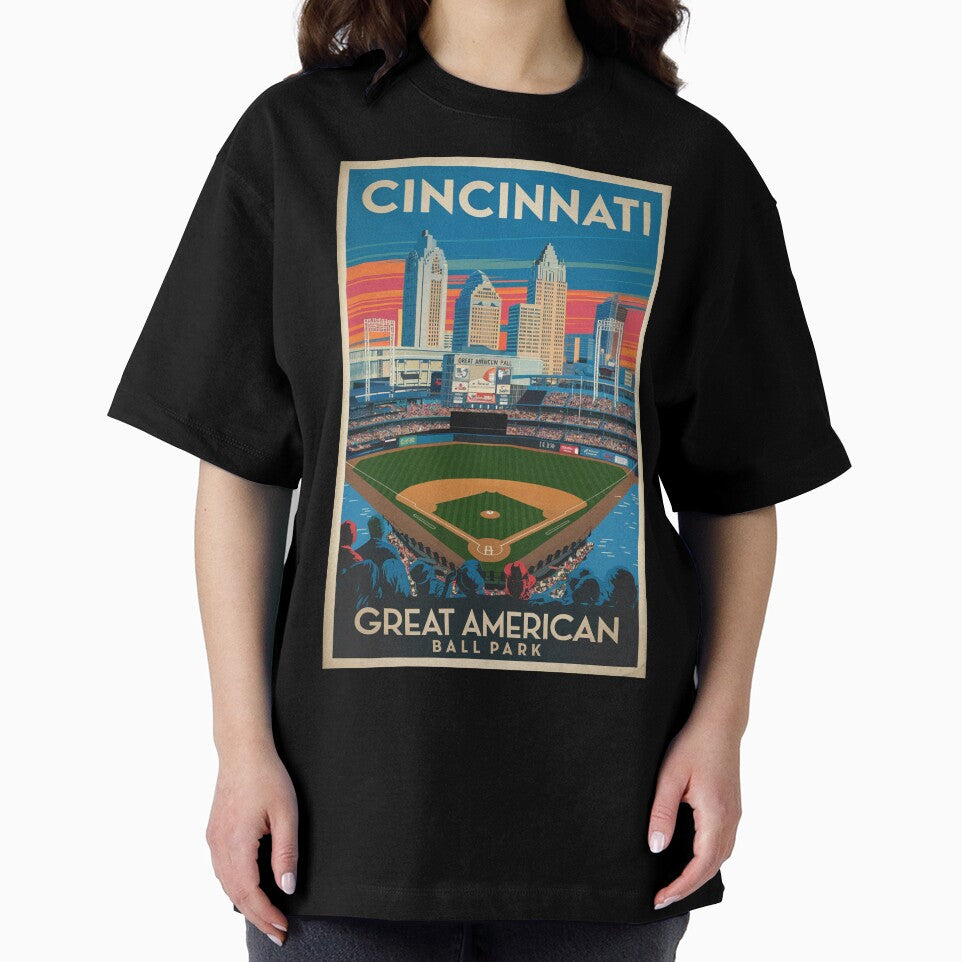Cincinnati Vintage Travel Poster by TravelerRat