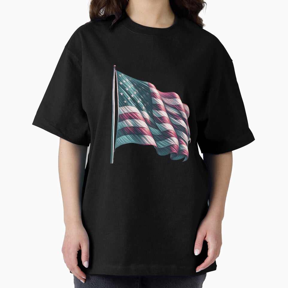 American Flag Pride – Vintage USA Patriotic Artwork by artedigital99