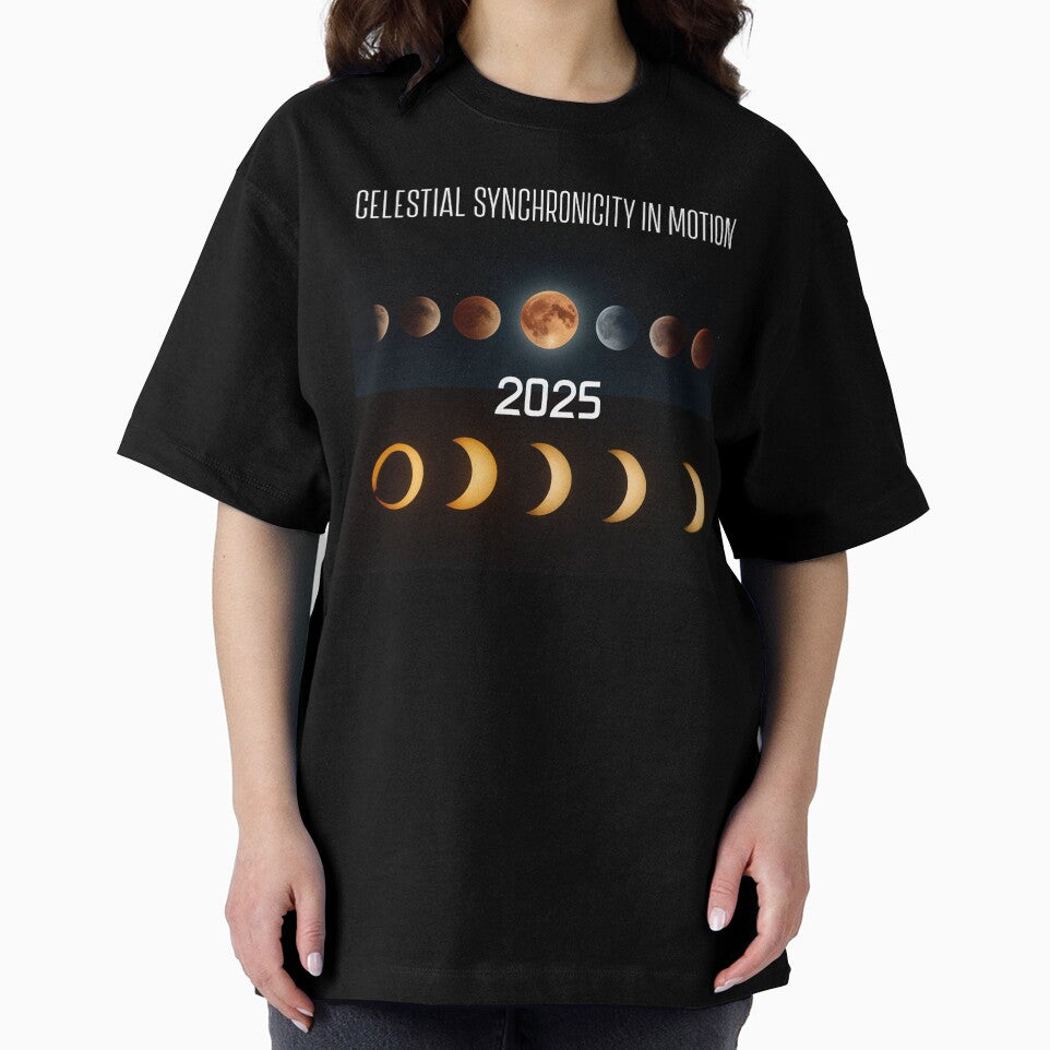 Celestial Synchronicity In Motion Eclipses 2025 by Sachie's Studio