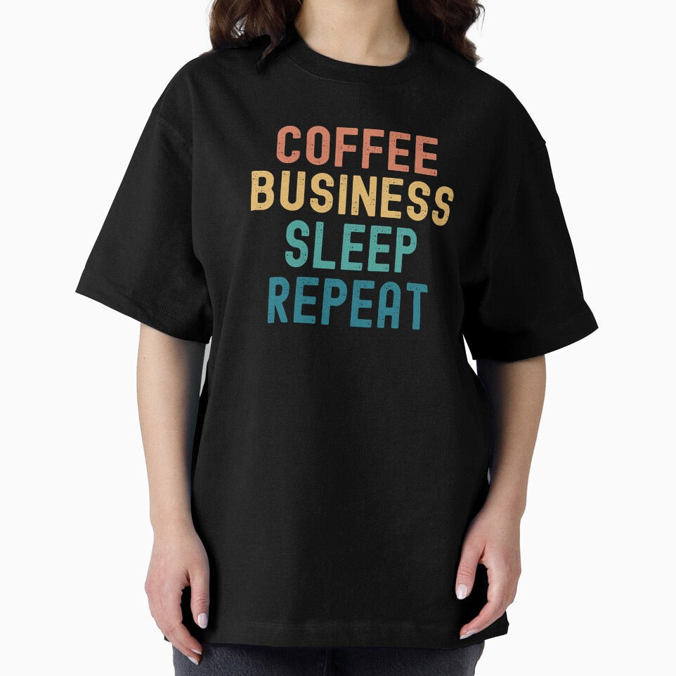 Coffee Business Sleep Repeat - Funny Business & Coffee Gift by kindxinn