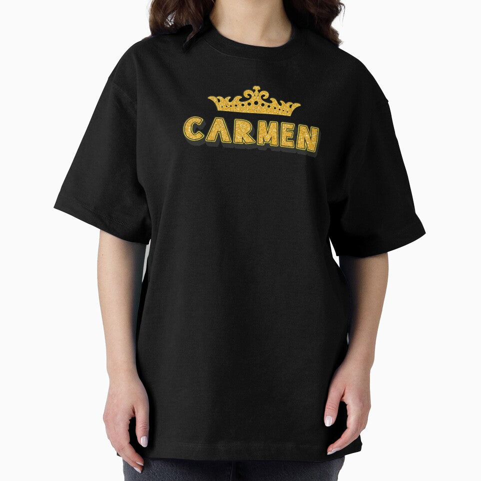 Carmen Personalized Funny Custom Name Crown Design by Watsonarts