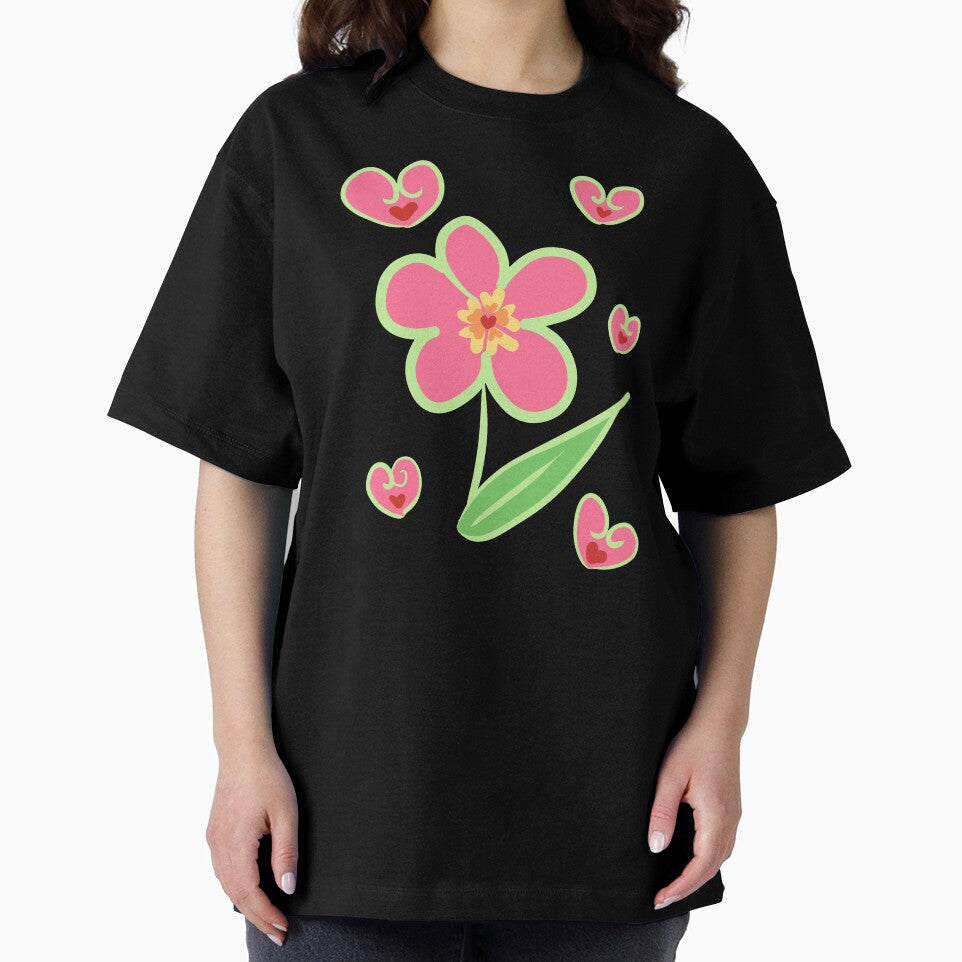 Cute Flower with Hearts by HugSomeNettles Unisex , , , Long Sleeve Tee