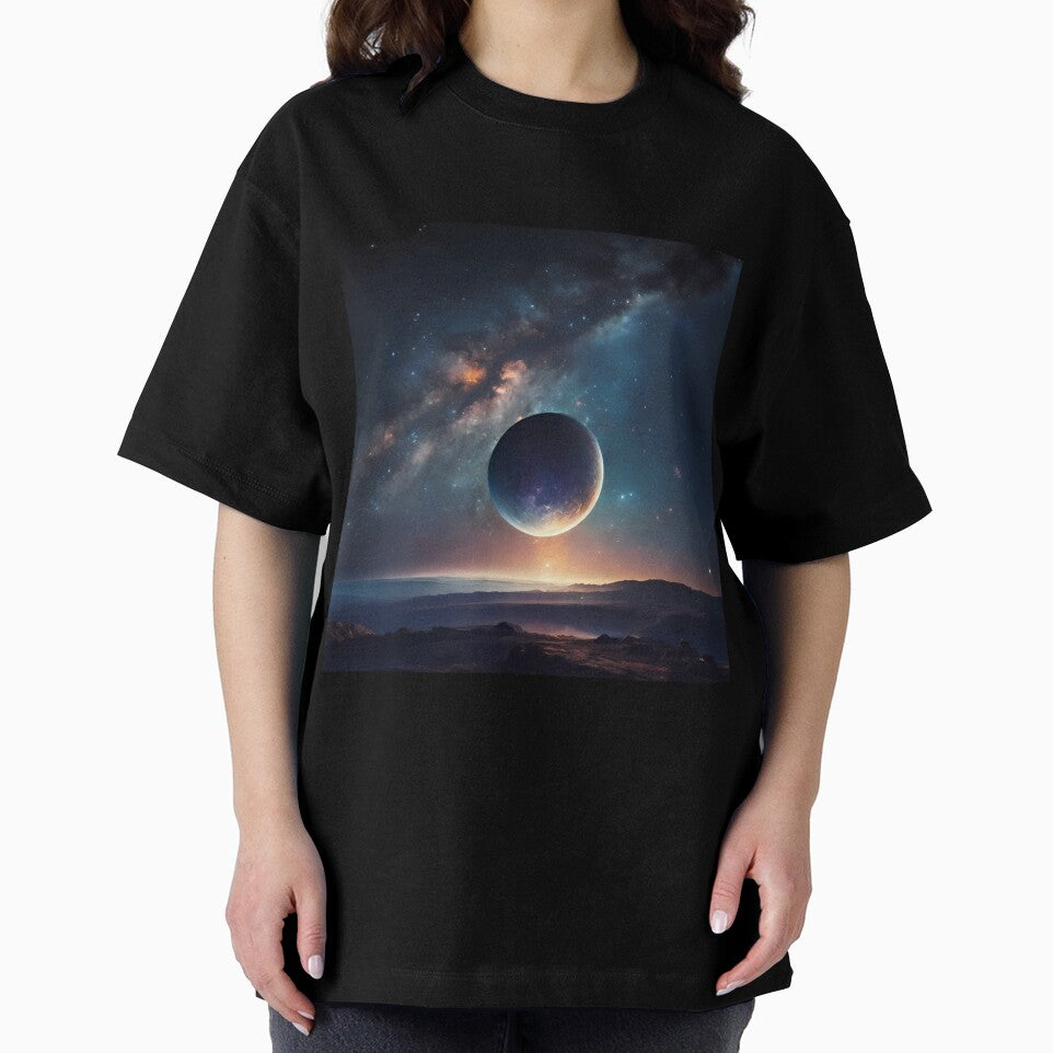 A starry sky on the planet in universe by TatStudio55