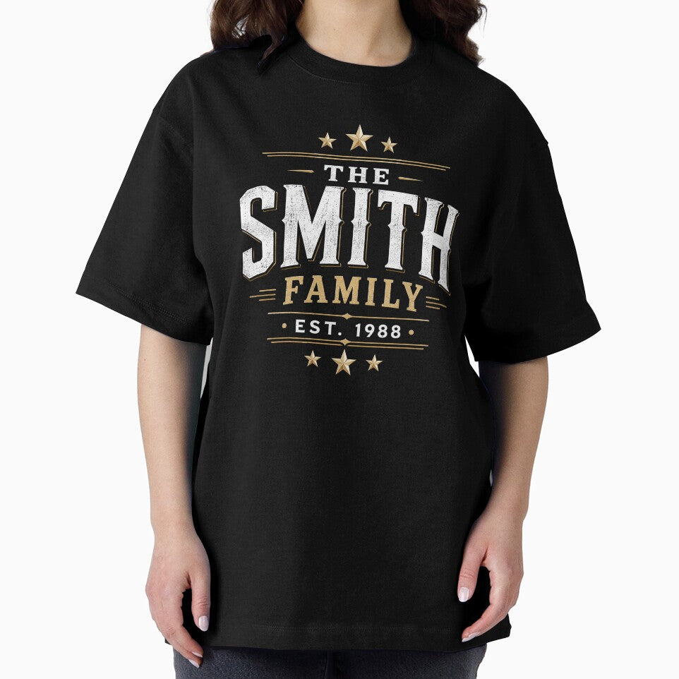 Smith Est. 1988 Vintage Family Name Typography by reanacreations