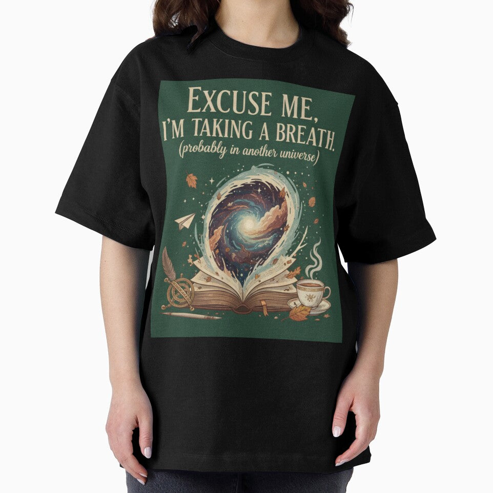 Excuse Me Taking Breath Another Universe Book Art by Dariusz.K