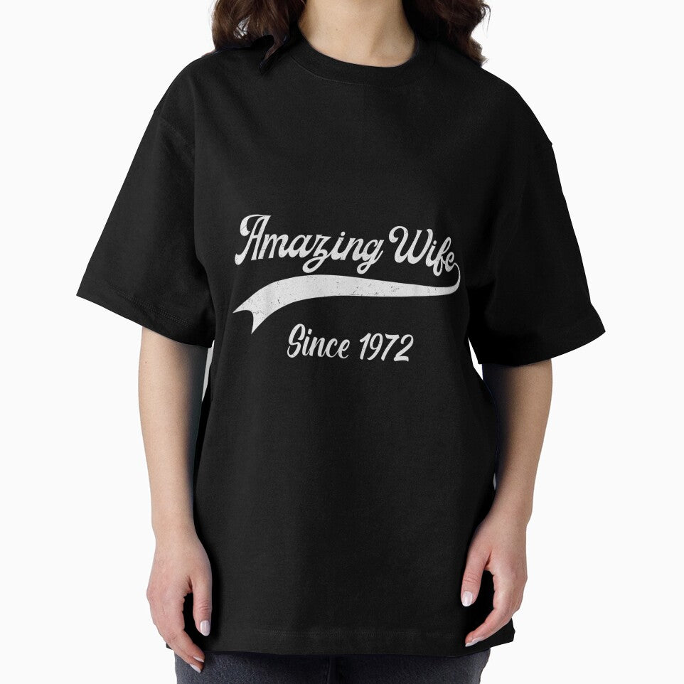 50th Wedding Aniversary Gift For Her Amazing Wife Since 1972 by mchargue12