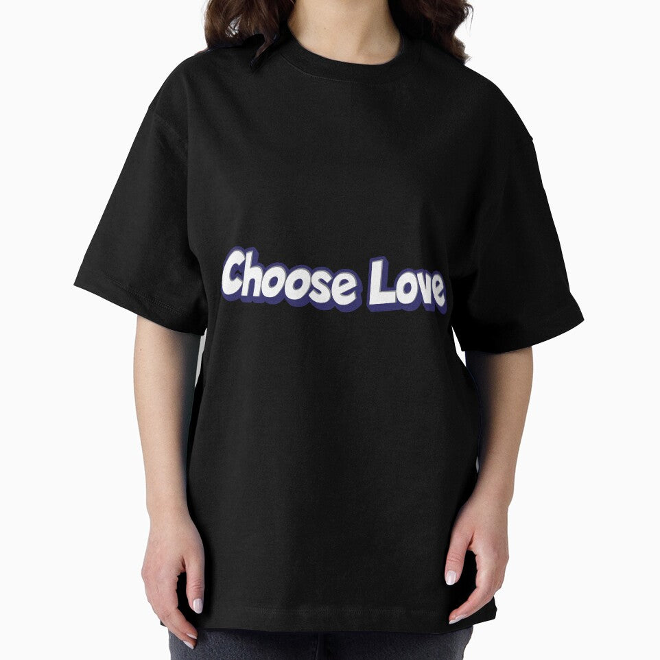 Choose Love text Sicker by Sticktle