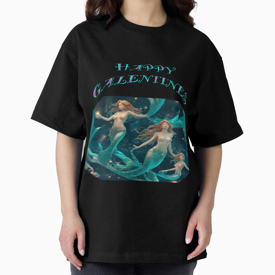 Mermaids posing for Galentines card, perfect gift idea for Galentines day by sailorsam1805
