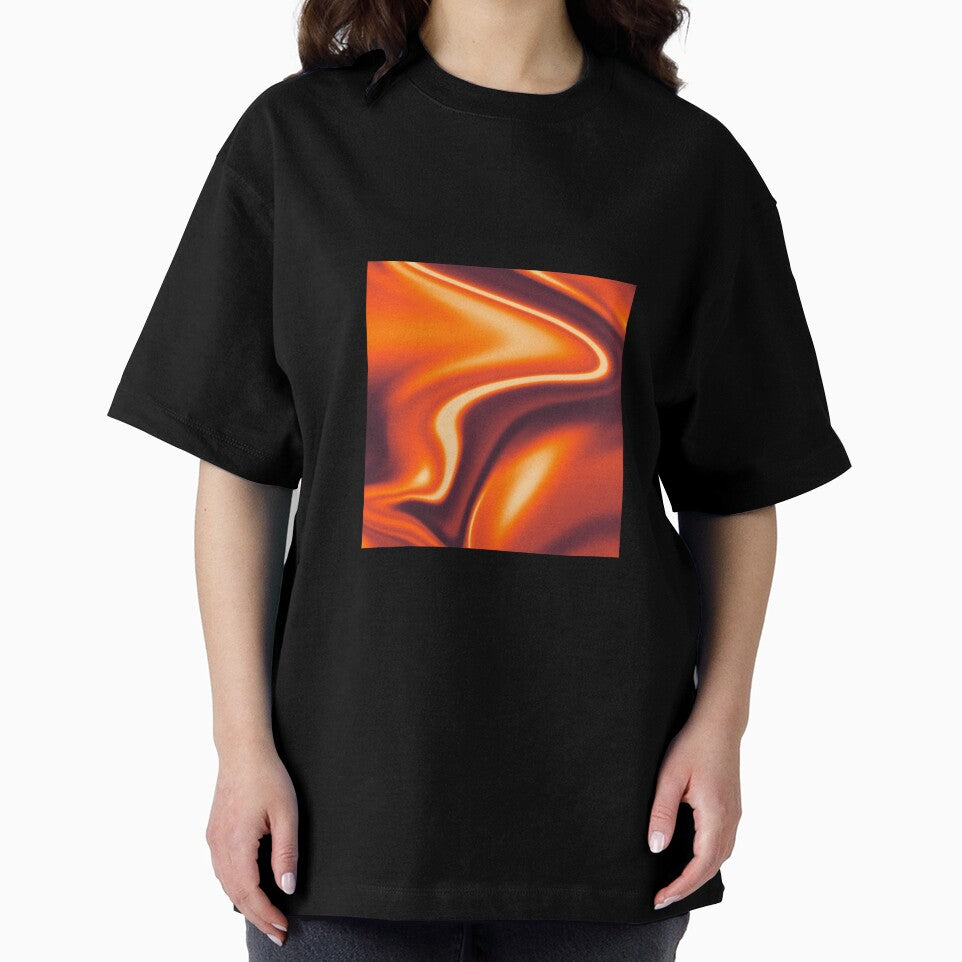 Orange and black liquid gradient by Pattrenonly
