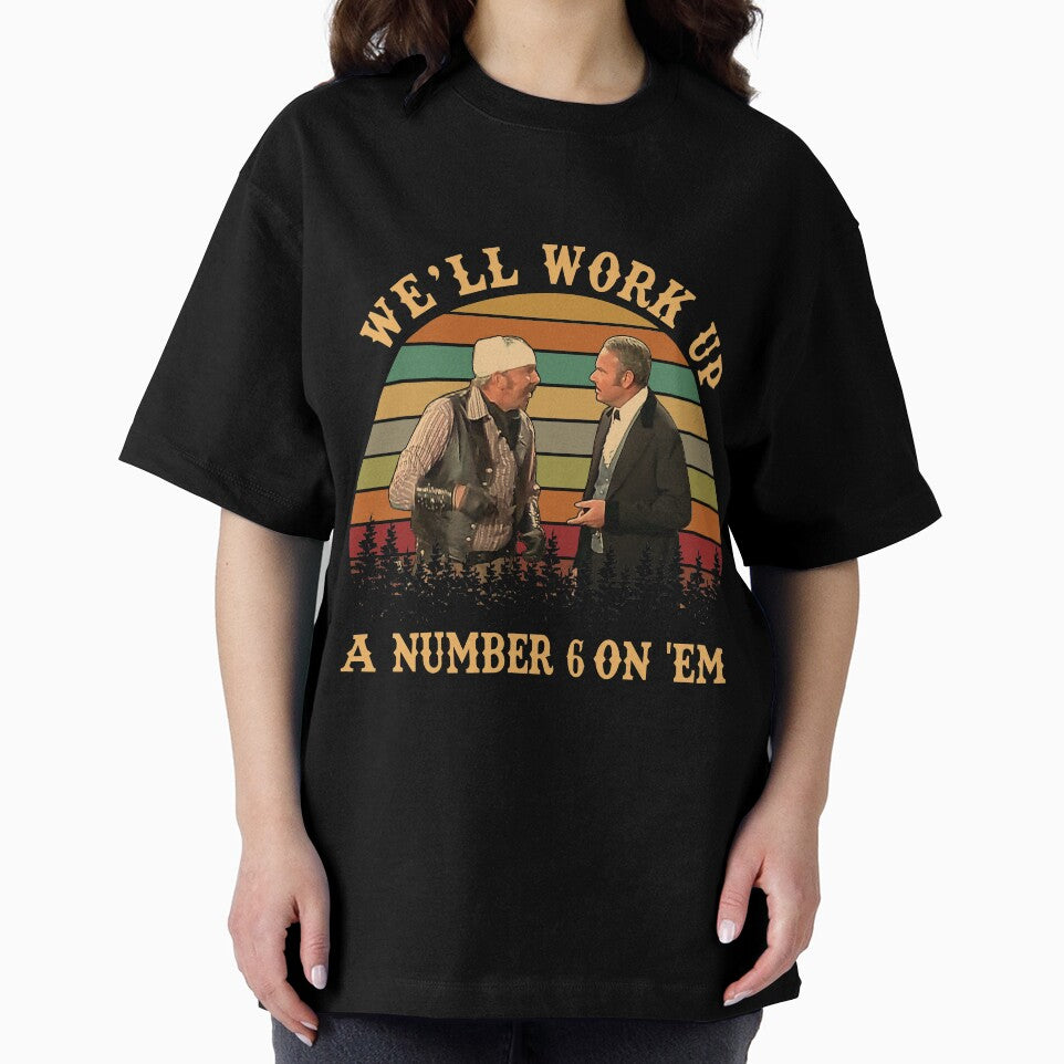Work Up A Number 6 On em Vintage by Stencilize