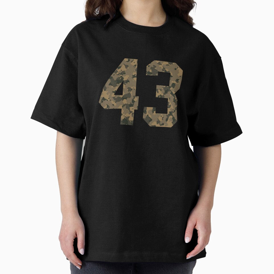 Army Camouflage Number 43 - Sports Numbers by NECHSTORE