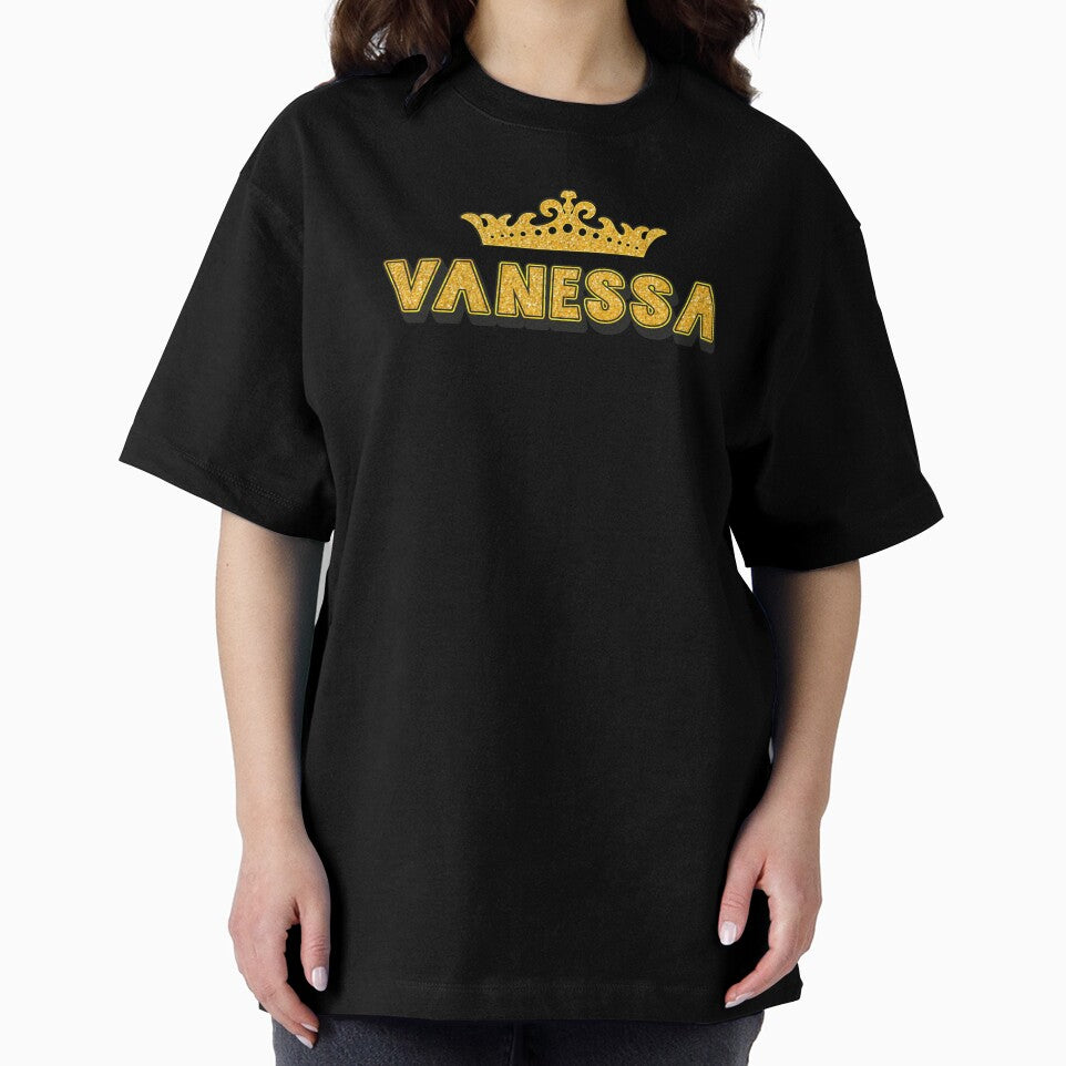 Vanessa Personalized Funny Custom Name Crown Design by Watsonarts