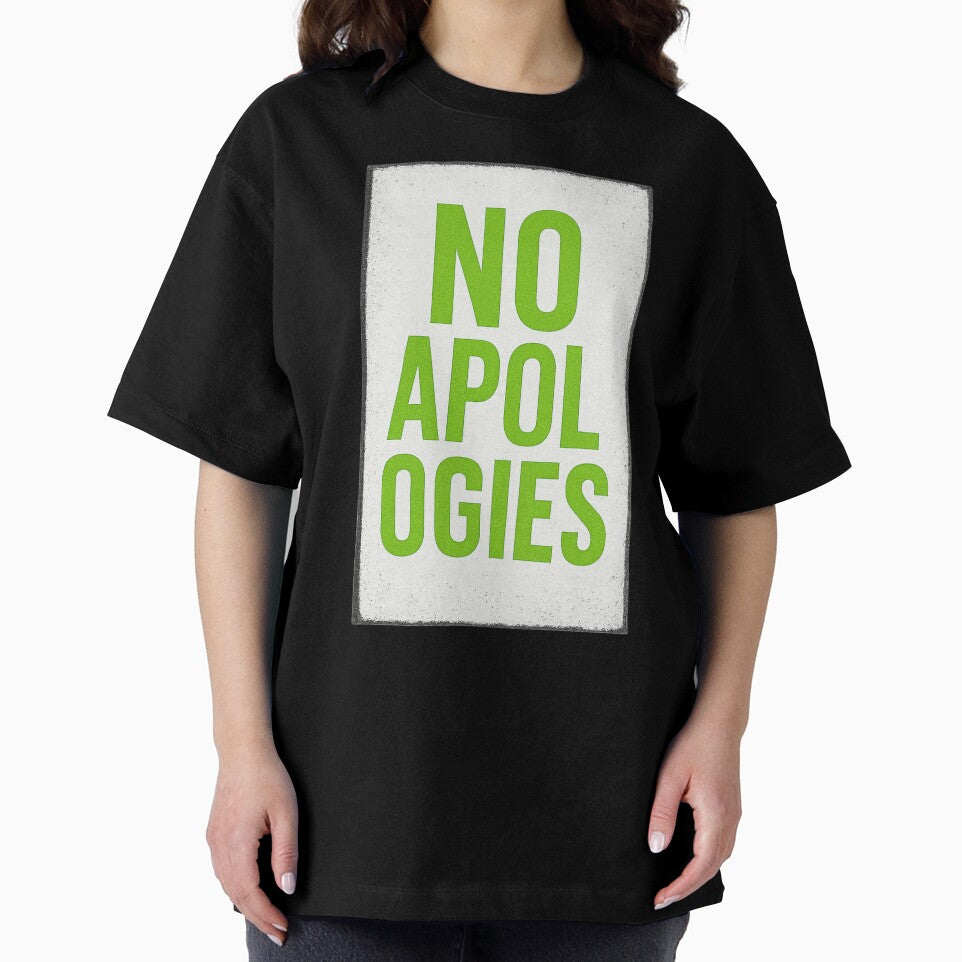 No Apologies Bold Typography by Velvet-motive