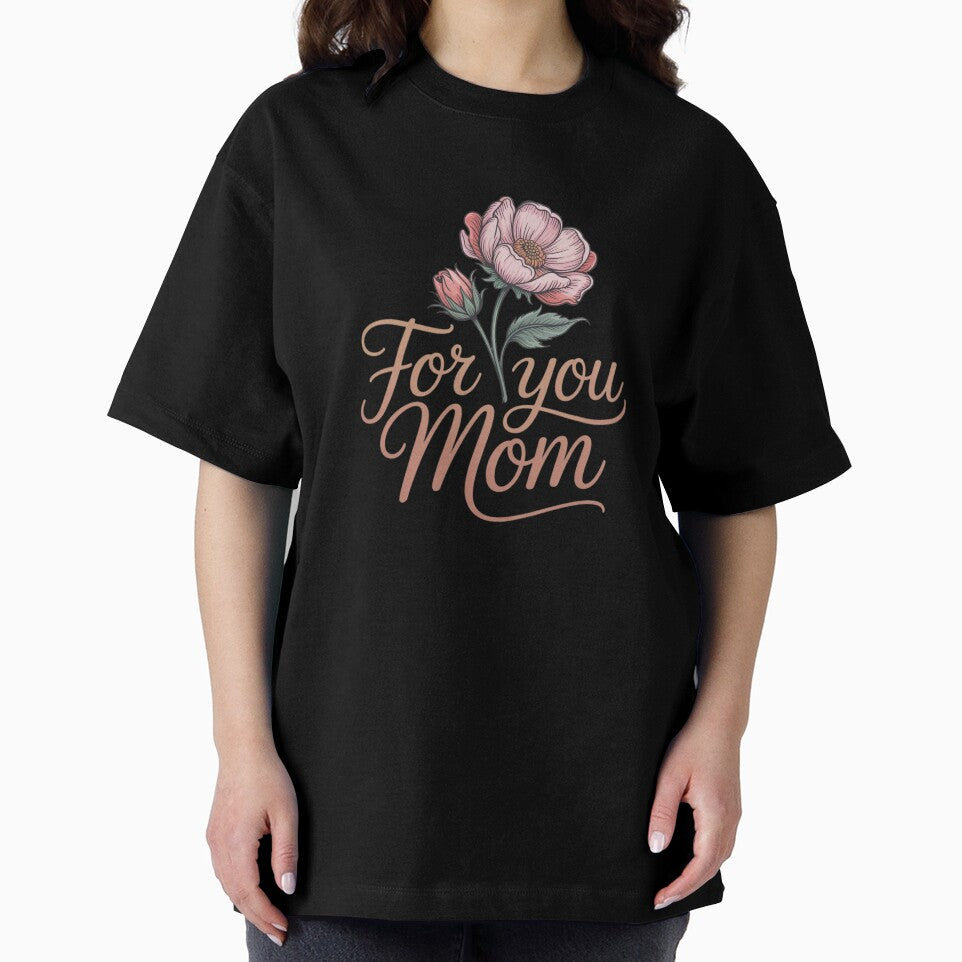 For You Mom – Elegant Floral Typography Mother’s Day Design by BlueMile