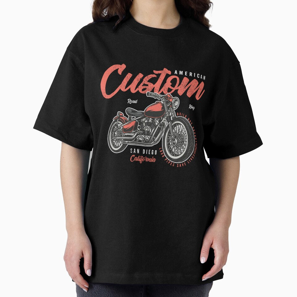 Custom American Motorbike Classic Vintage San Diego California Motorcycle Shirt Biker Gift by Loyaltees Apparel