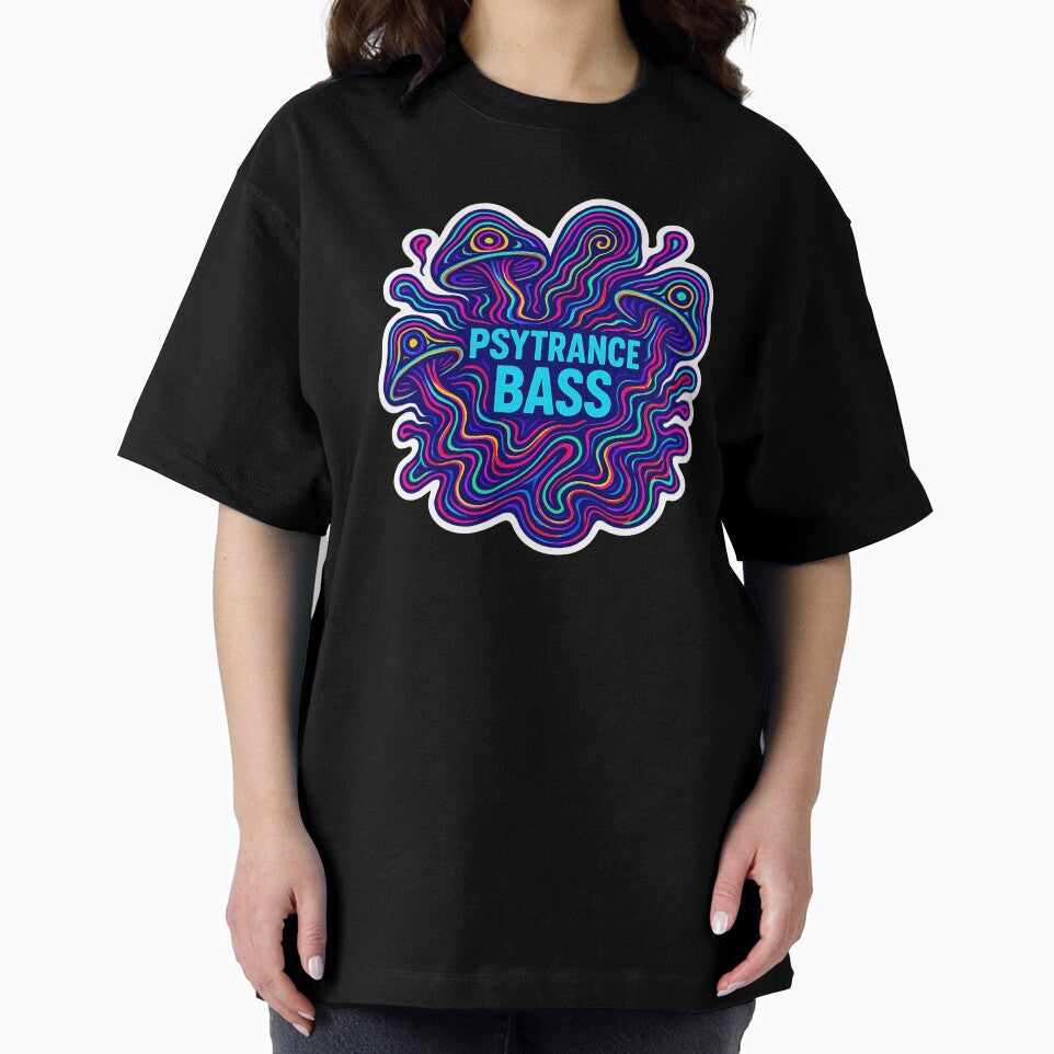 Psytrance Bass – Psychedelic Trance Mushroom Neon by |TRSSHOP|