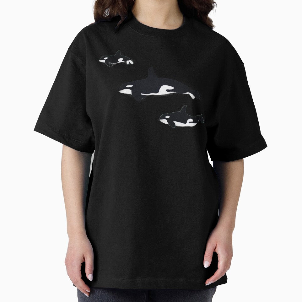 Orca Family Pod by RiverOrchid