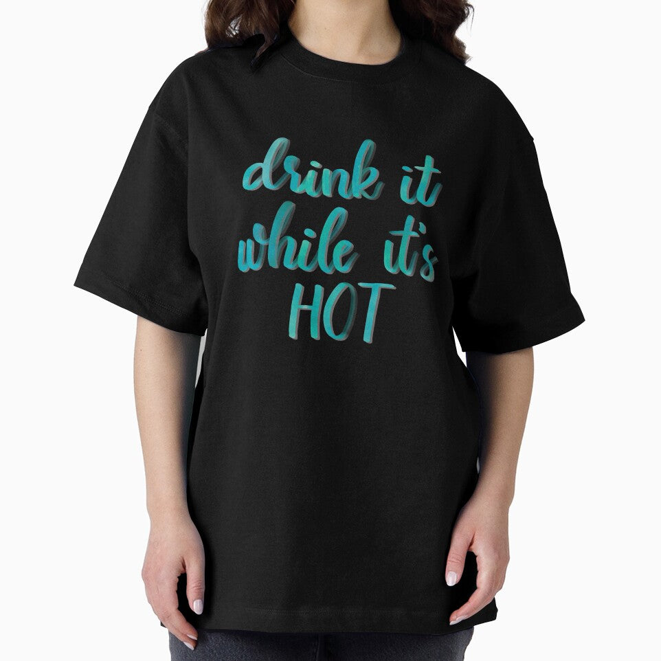 Drink it while it's hot - self care reminder by Colzo Art
