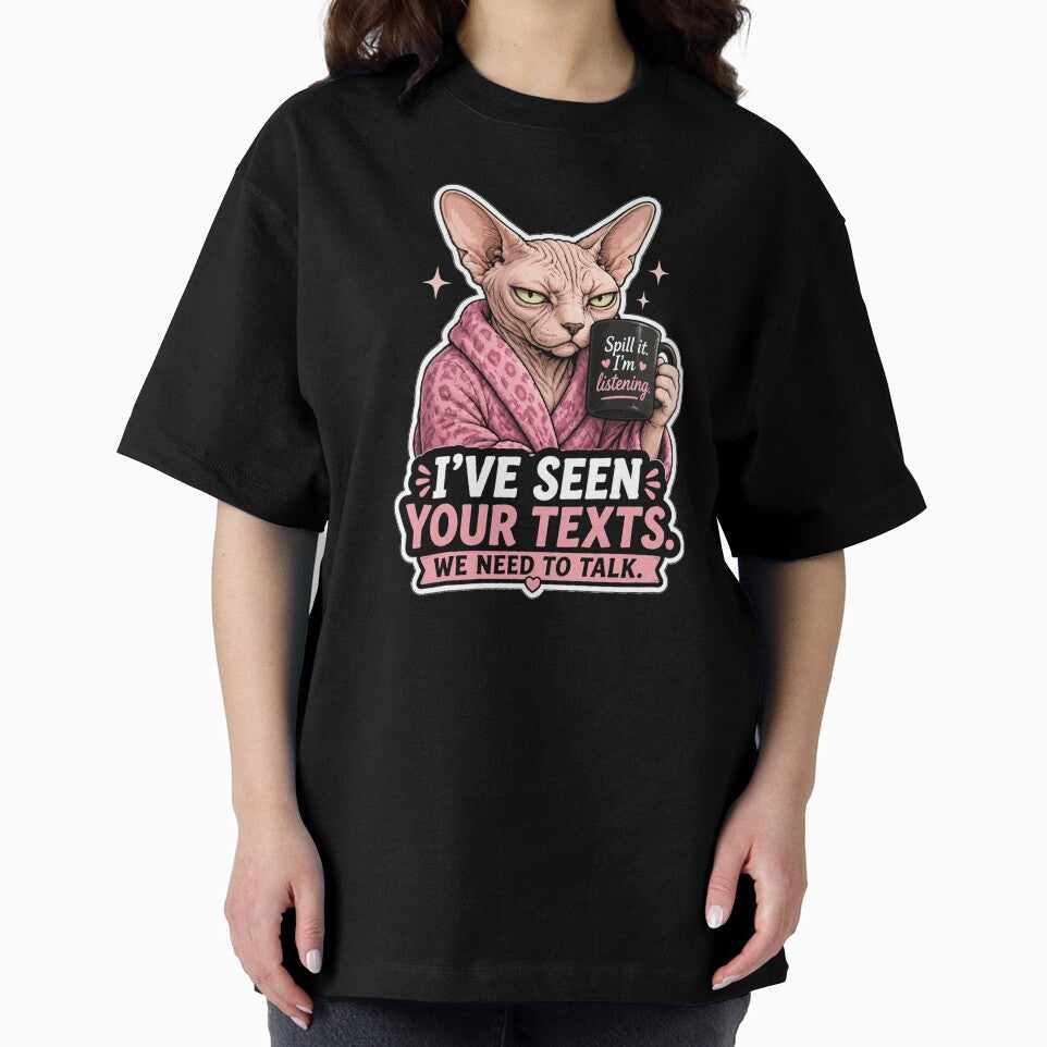 Sassy Sphynx Cat Gossip Friend Humor by Gentlestate