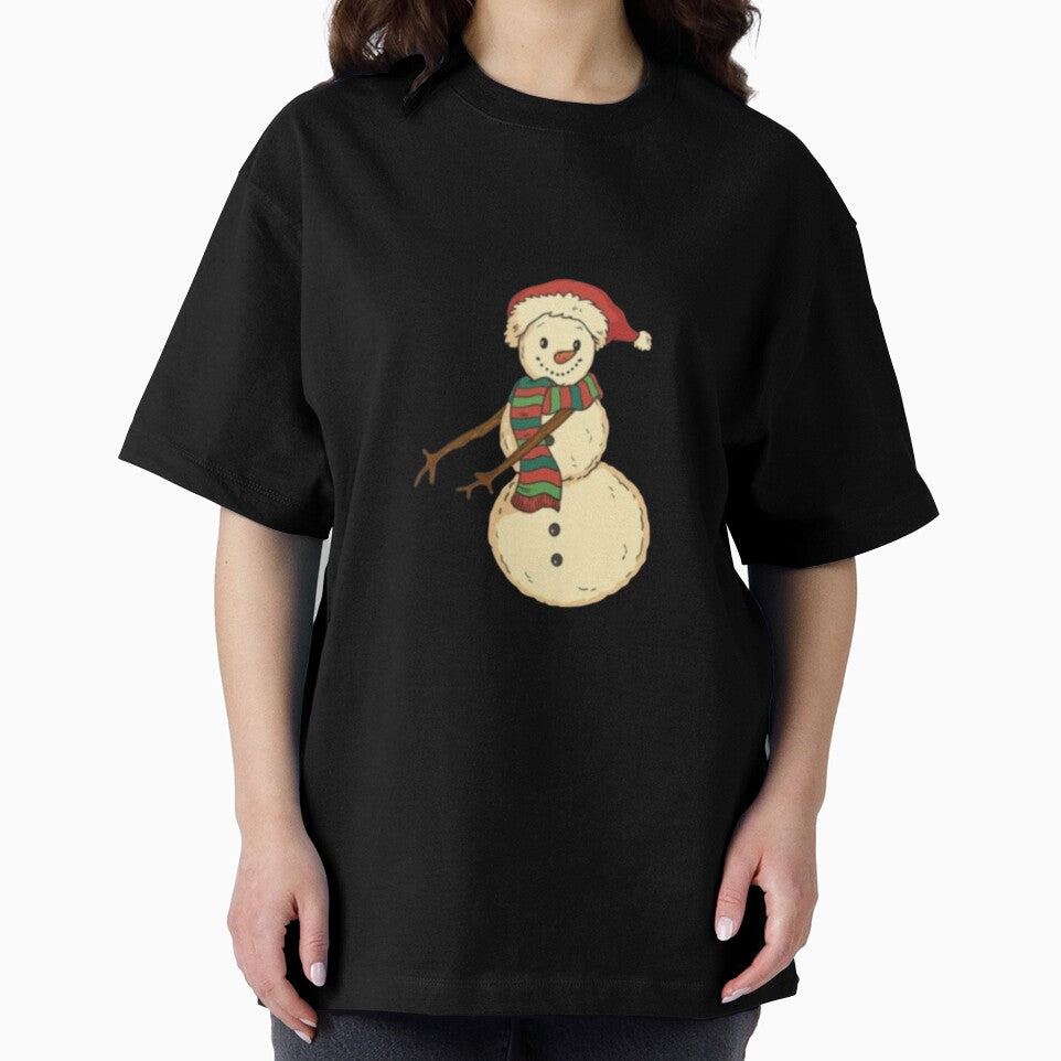 Christmas characters snow man t-shirt design Sticker by Velvet auroras