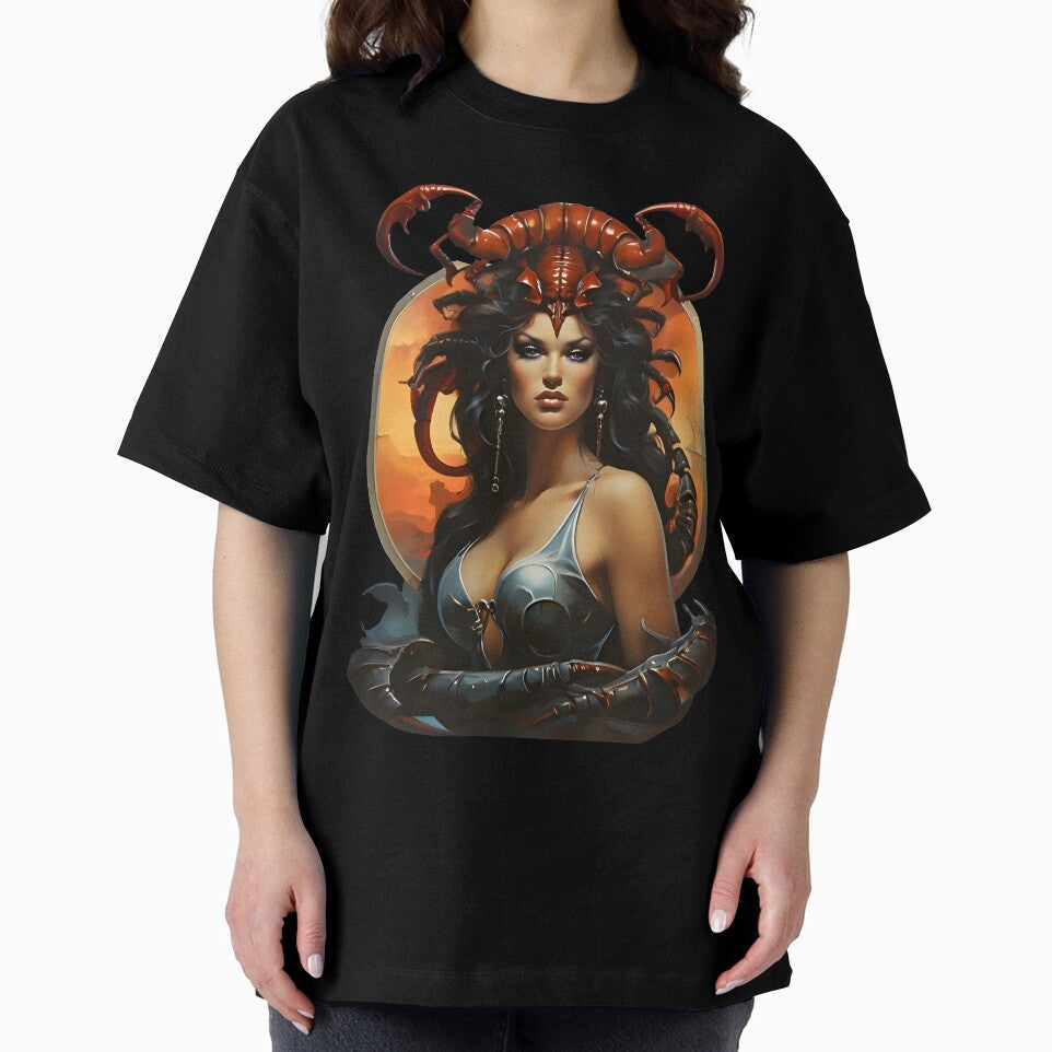 Scorpio Horoscope Zodiac Sign T-Shirt Wall Decoration Decoration Gift Illustration by X-ecute