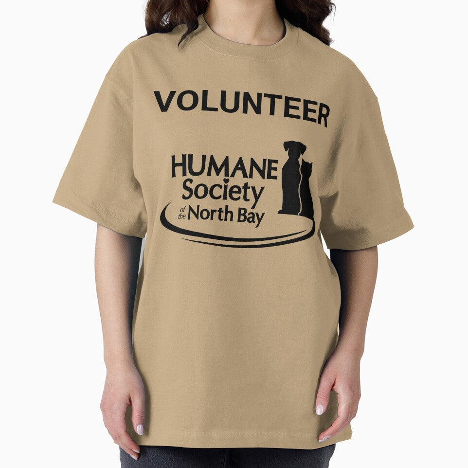 BACK black logo with volunteer by Humane Society of the North Bay