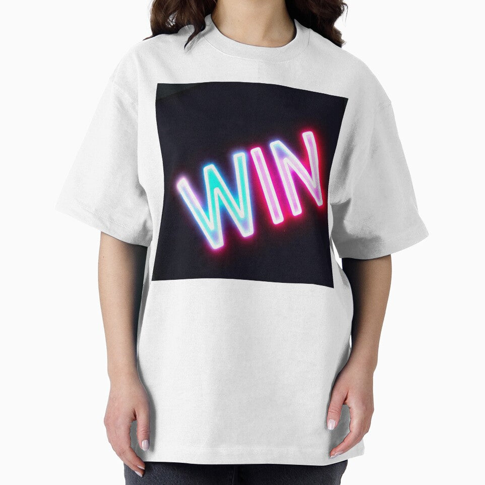 WIN Calligraphy Design | Motivational Typography T-Shirt | Success Gift by RAMHEARTS