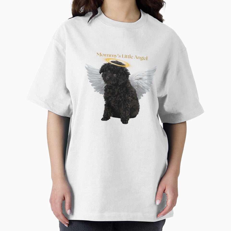 Mommy's Little Angel Cute Poodle Gift Dog Mom by chaos-and-curls