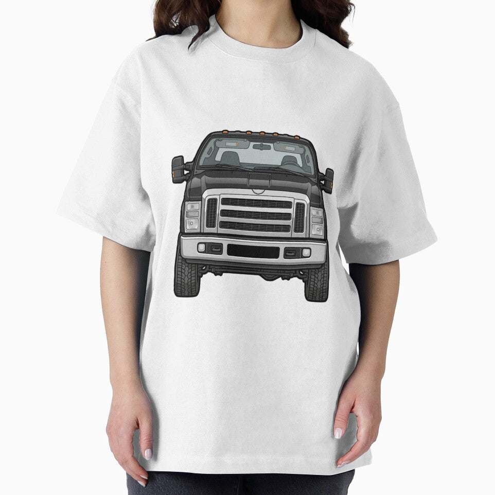 Black Heavy Duty American Pickup Truck Illustration by Late Theory