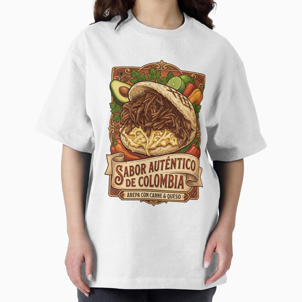 Colombian Arepa Sticker — Hand-Drawn Vintage Food | Authentic Flavor by ColombianaShop