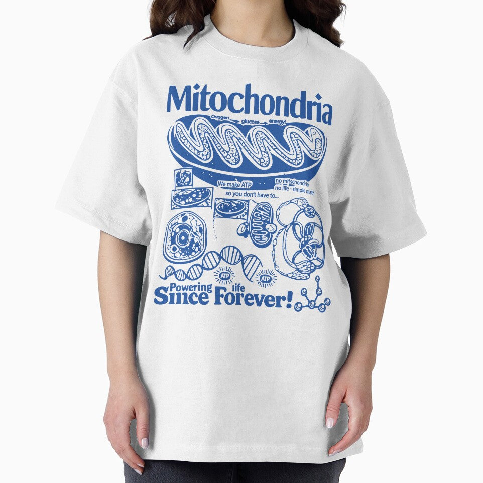 Mitochondria: Powering Life Since Forever Retro Science by BrownHorse90s