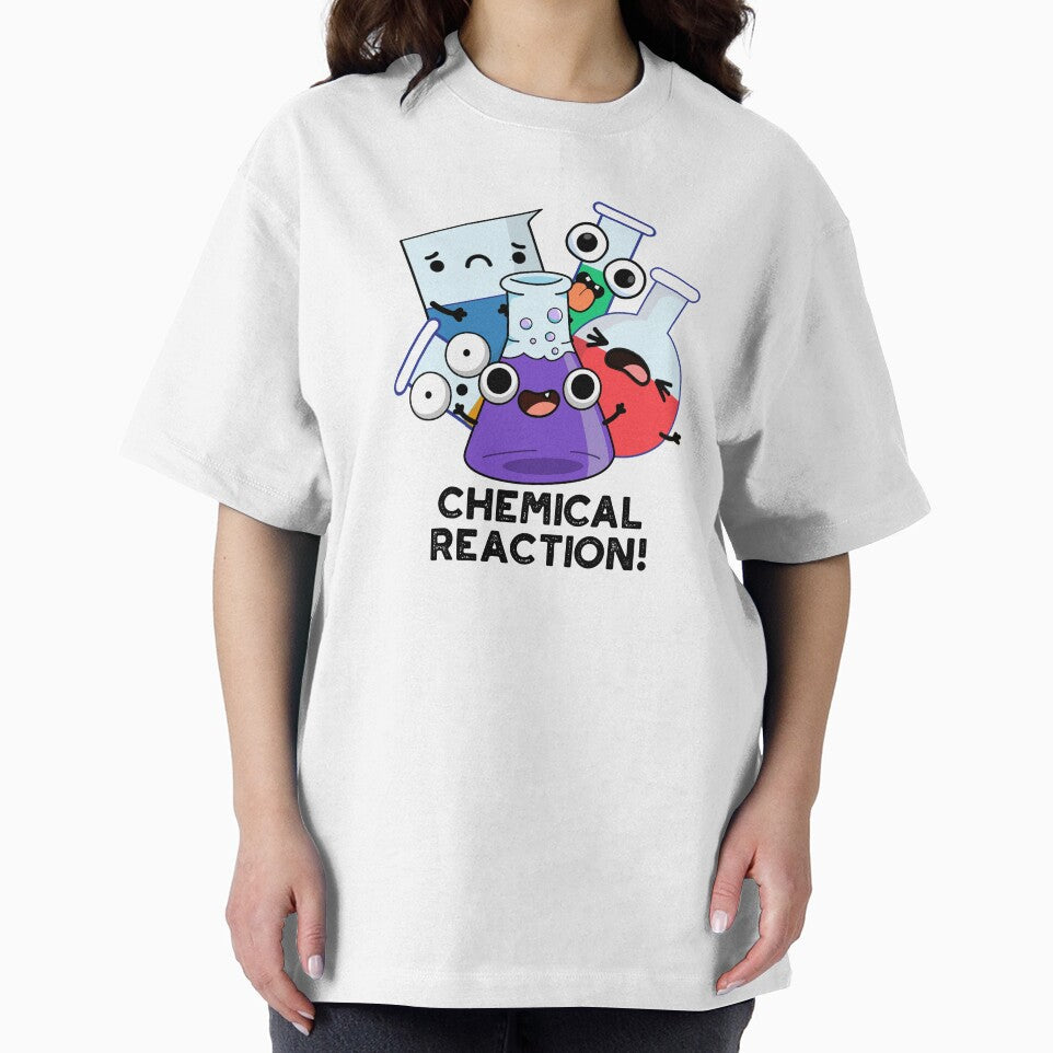 Chemical Reaction Funny Chemistry Pun by punnybone