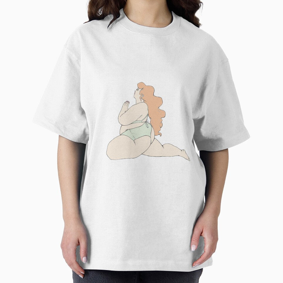 curvy yoga namaste practice by Pastelove Unisex , , , Long Sleeve Tee